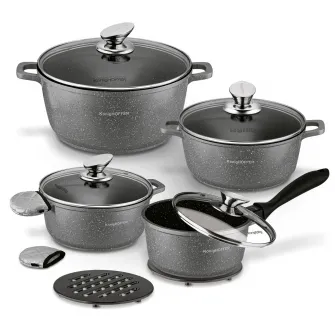 Set vase de gatit Konighoffer Pollo Grey 12pcs
