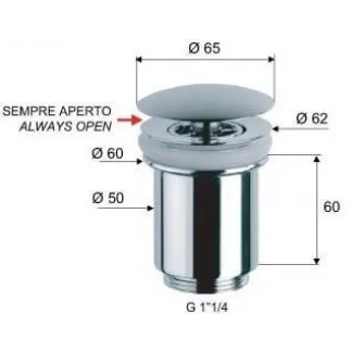 Ventil pentru lavoare Remer 907114