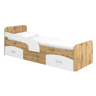 Pat copii Pehotin Milka Oak Taxo/White