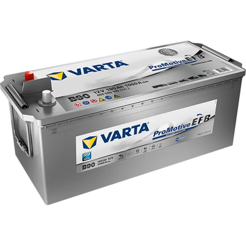 VARTA 190AH 1050A(EN) borne 3 (513x223x223) TE 077 EFB