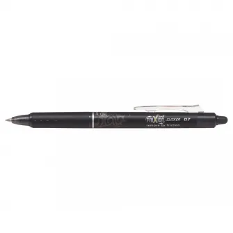 Roller cu gel Pilot Frixion Clicker cu mecanism 0.7mm negru