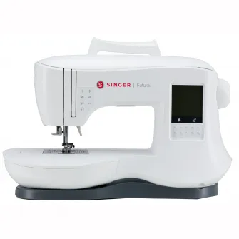Masina de cusut Singer Futura 4400, 13 modele butoniera, 200 cusaturi integrale, Ecran LCD