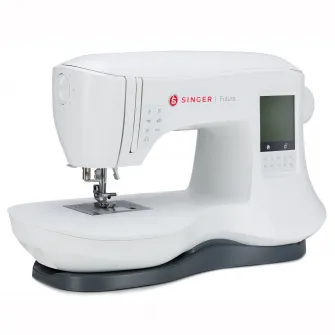 Masina de cusut Singer Futura 4400, 13 modele butoniera, 200 cusaturi integrale, Ecran LCD