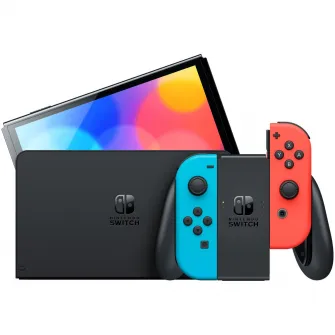 Consola Nintendo Switch OLED, Neon Blue - Red Joy