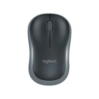 Wireless Mouse Logitech M185, Optical, 1000 dpi, 3 buttons, Ambidextrous, 1xAA, Gray