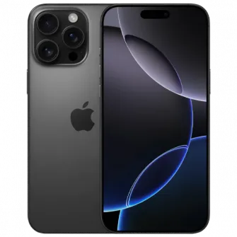(Utilizat) Apple iPhone 16 Pro Max 256GB, Black Titanium