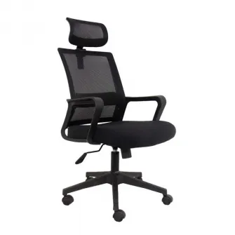 Scaun de birou ergonomic 4home Apollo, Mesh, Negru