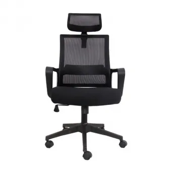 Scaun de birou ergonomic 4home Apollo, Mesh, Negru