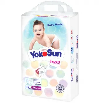 Scutece chiloti pentru copii YokoSun M58 (58 bucati)
