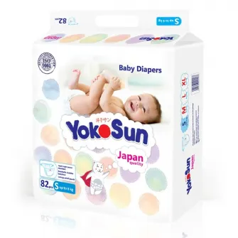 Scutece pentru copii YokoSun S82 (82 bucati)