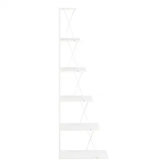 Biblioteca mini Tars alb 50x22x150cm