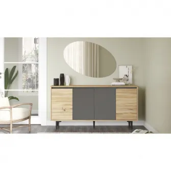 Bufet Augusta Oak 160x40x78 cm