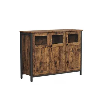 Bufet living, Vasagle, Maro Rustic, LSC099B01, 100 x 35 x 75 cm