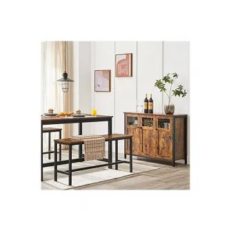 Bufet living, Vasagle, Maro Rustic, LSC099B01, 100 x 35 x 75 cm