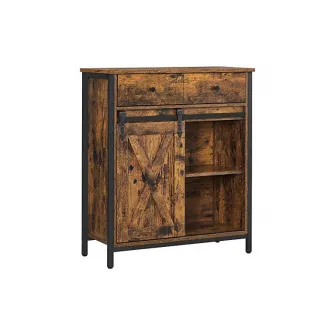 Bufet living, Vasagle, Maro Rustic, LSC100B01, 30 x 70 x 80 cm