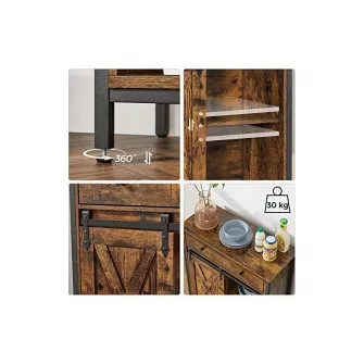 Bufet living, Vasagle, Maro Rustic, LSC100B01, 30 x 70 x 80 cm