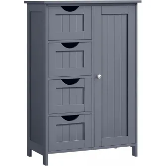 Cabinet, Vasagle, Gri, 55x30x81 cm
