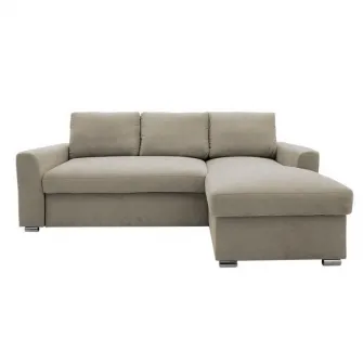 Coltar canapea extensibila colt stanga Belle bej 236x164x88cm