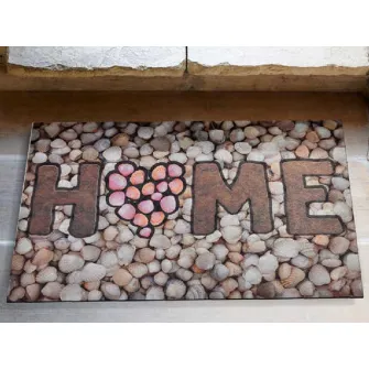 Covoras Intrare Home Stone, 40x60 cm, Cauciucat