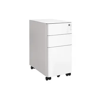 Dulap mobil cu incuietoare, Songmics, Alb, OFC030W01, 30 x 46 x 59 cm