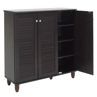 Dulap pantofi SANTΟ 16 perechi wenge 89.5x34.5x91.5cm