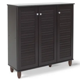 Dulap pantofi SANTΟ 16 perechi wenge 89.5x34.5x91.5cm