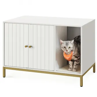 Litiera Alb Feandrea 80x50x55 cm