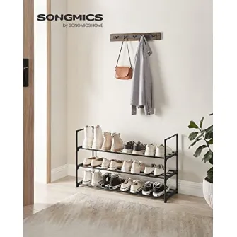 Pantofar, Songmics, Negru, 92x30x55 cm