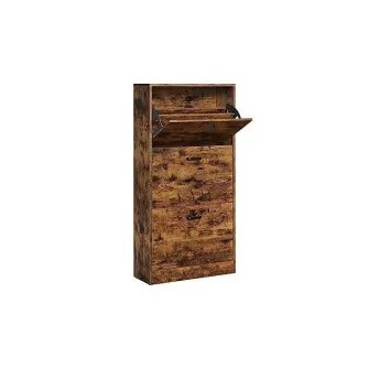 Pantofar, Vasagle, Maro Rustic, 60 x 24 x 120 cm, 3 usi