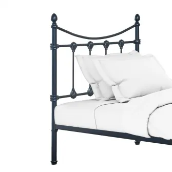 Pat de 1 persoana Beowulf Pako World Negru 90x190x102 cm