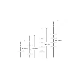 Raft de colt pentru baie, Songmics, 95-300 cm, BCB02SW