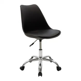 Set birou studiu Uni 4, 3 bucati Nuc - Negru