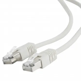0.25m, FTP Patch Cord Gray, PP22-0.25M, Cat.5E, Cablexpert, molded strain relief 50u