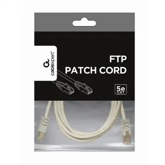 0.25m, FTP Patch Cord Gray, PP22-0.25M, Cat.5E, Cablexpert, molded strain relief 50u