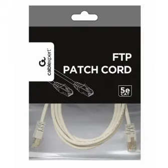 0.5m, FTP Patch Cord Gray, PP22-0.5M, Cat.5E, Cablexpert, molded strain relief 50u