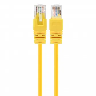 0.5m, Patch Cord Yellow, PP12-0.5M/Y, Cat.5E, Cablexpert, molded strain relief 50u