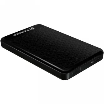 1.0TB (USB3.1) 2.5 Transcend StoreJet 25A3, Black, Anti-Shock, One Touch Backup