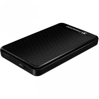 1.0TB (USB3.1) 2.5 Transcend StoreJet 25A3, Black, Anti-Shock, One Touch Backup