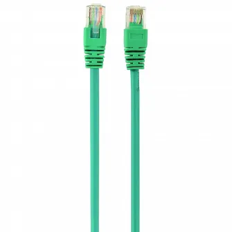 1.5m, Patch Cord Green, PP12-1.5M/G, Cat.5E, Cablexpert, molded strain relief 50u