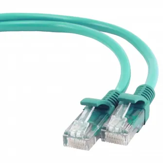 1.5m, Patch Cord Green, PP12-1.5M/G, Cat.5E, Cablexpert, molded strain relief 50u