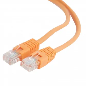 1 m, Patch Cord Orange, PP12-1M/O, Cat.5E, Cablexpert, molded strain relief 50u