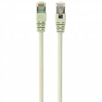10m, FTP Patch Cord Gray, PP22-10M, Cat.5E, Cablexpert, molded strain relief 50u