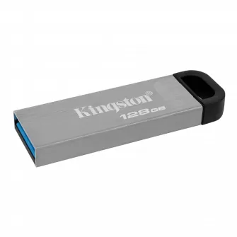 USB Flash накопитель Kingston DataTraveler Kyson, 128Гб, Серебристый