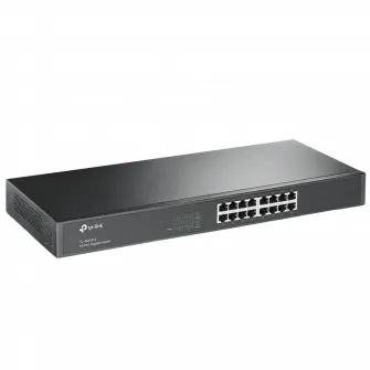 16-port 10/100/1000Mbps Switch TP-LINK TL-SG1016, 1U 19 Rack Mount, Metal Case