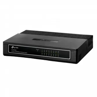 16-port 10/100Mbps Desktop Switch  TP-LINK  TL-SF1016D, Plastic Case