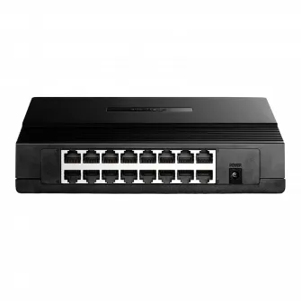16-port 10/100Mbps Desktop Switch  TP-LINK  TL-SF1016D, Plastic Case