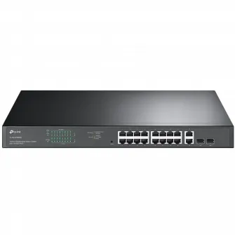 16-Port Gigabit JetStream Smart PoE+ Switch TP-LINK TL-SG1218MPE, 2 SFP Slots