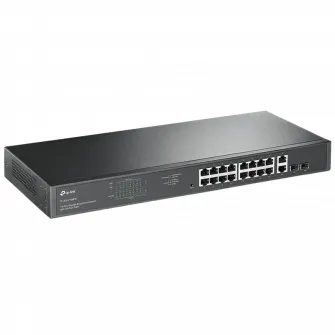 16-Port Gigabit JetStream Smart PoE+ Switch TP-LINK TL-SG1218MPE, 2 SFP Slots