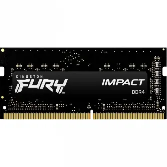 Оперативная память Kingston FURY Impact, DDR4 SDRAM, 3200 МГц, 16Гб, KF432S20IBK2/16