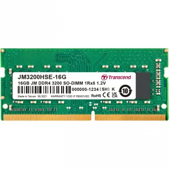 Оперативная память Transcend JM3200HSE-16G, DDR4 SDRAM, 3200 МГц, 16Гб